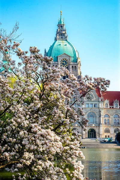 Nuevo Ayuntamiento de Hannover — Foto de Stock