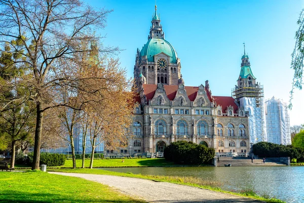 Nuevo Ayuntamiento de Hannover — Foto de Stock