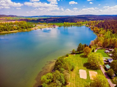 Erfurt yakınlarındaki Hohenfelden Rezervuarı