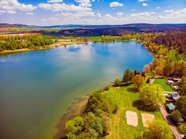 Erfurt yakınlarındaki Hohenfelden Rezervuarı