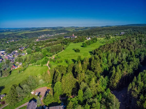 Skigebiet im sächsischen Altenberg — Stockfoto