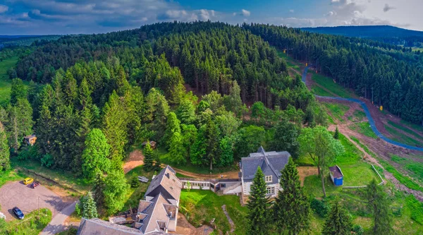 Herrenhaus in Altenberg in Sachsen an der Skipiste — Stockfoto