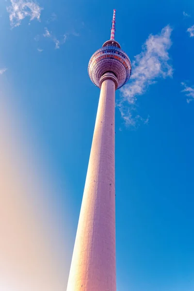 柏林首都德国的电视塔 — 图库照片