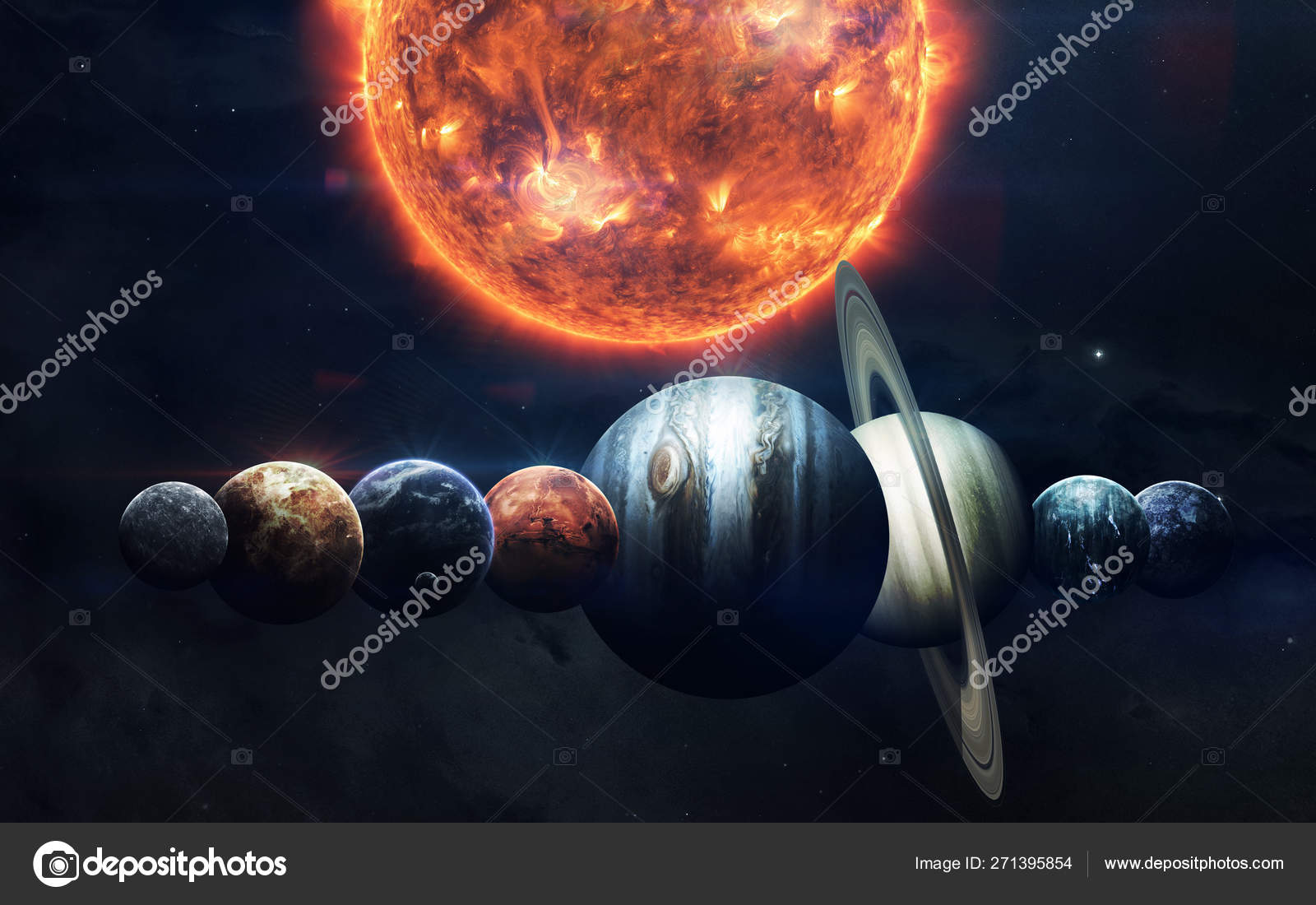 Earth, Mars, and others. Science fiction space wallpaper, incred Stock Photo by © 271395854 Earth, Mars, and others. Science fiction space wallpaper, incred Stock Photo by © 271395854