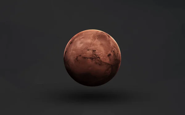 Mars-högupplöst vacker konst presenterar planeter i sol — Stockfoto