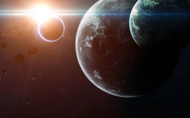 Yüksek kaliteli bilim kurgu evreni