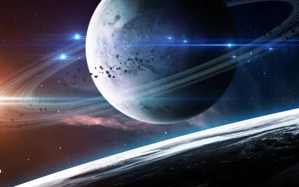 Universe scene with planets — Stock Photo, Image