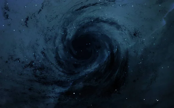 Черная дыра в пространстве — стоковое фото