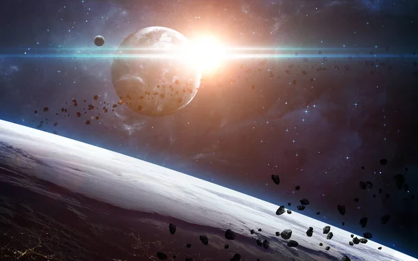 Universe scene with planets — Stock Photo, Image
