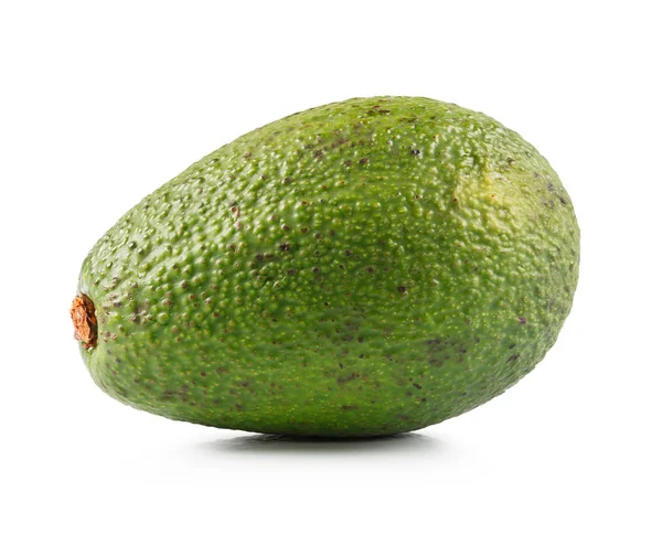 Verse Avocado Geïsoleerd Witte Achtergrond — Stockfoto