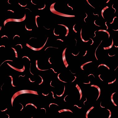 Kusursuz Kutlama Kırmızı Kurdele Şablonu