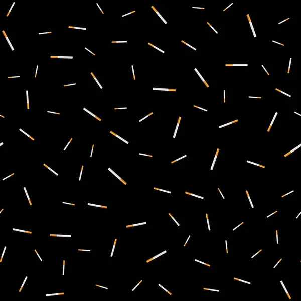 Problemfri Tekstur Cigaretter Vektortekstur – Stock-vektor