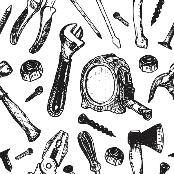 Иконки Векторных Рабочих Инструментов Ремонта Домов — стоковый вектор