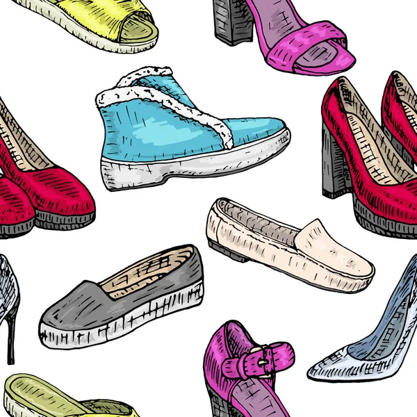 Chaussures Pour Femmes Élégantes Modernes Vectorielles — Image vectorielle