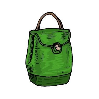 Güzel kadın çantaları. Vektör illüstrasyonu