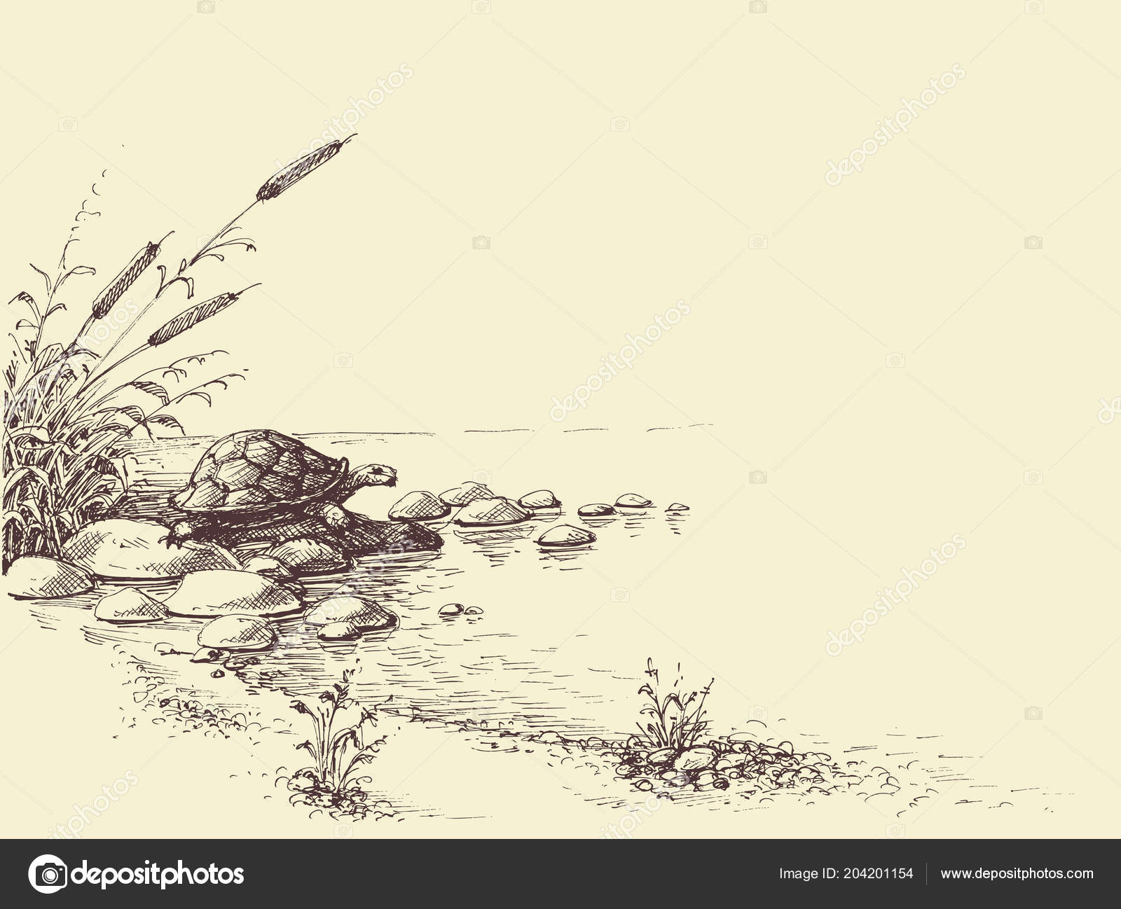 View Drawing Nature Scene Gif