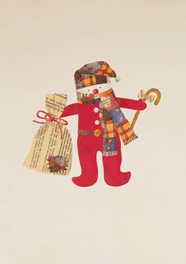 Beautiful winter composition. Colorful background for Christmas or New Year greeting card