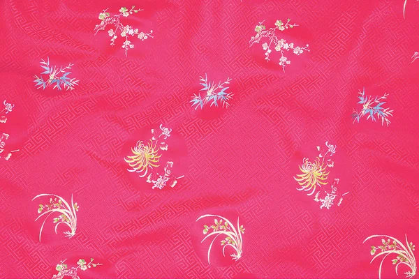 Chinese Cloth Background — Stock Photo, Image