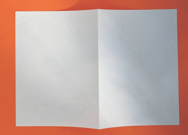 Vue Rapprochée Feuille Blanche Papier — Photo