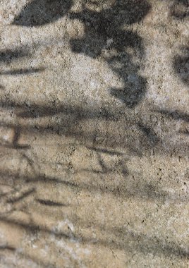 Duvarında gölgeler olan renkli arkaplan, soyut arkaplan 