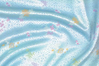 Çin renkli kumaş doku