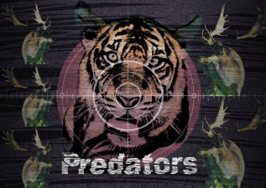 Renkli kolaj veya arkaplan, doğa koruma kavramı