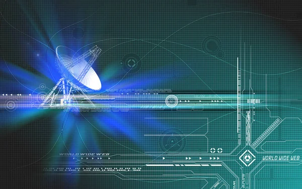 İnternet sörfü teması için renkli dijital arkaplan