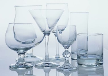 şarap bardakları yakından görünümü