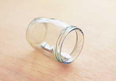 cam kavanozun yakın görünümü