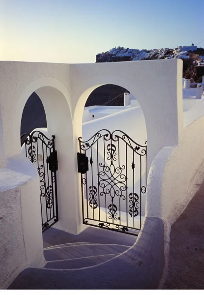 Arquitectura Europea Santorini Grecia — Foto de Stock