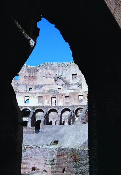 Colisée Romaine Jour Vue Été Sans Personne Italie — Photo