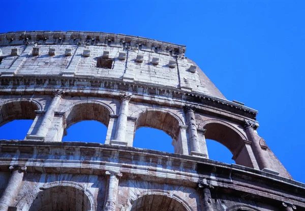 Римский Колизей Дневное Время Вид Летом Людей Италия — стоковое фото