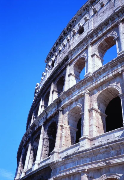 Colisée Romaine Jour Vue Été Sans Personne Italie — Photo