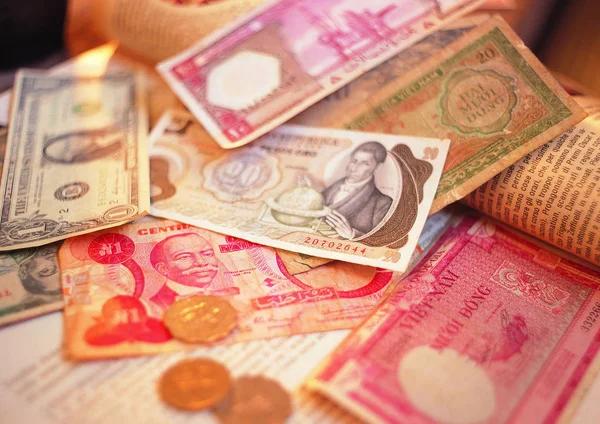 Money Bills Background — Stock Photo, Image