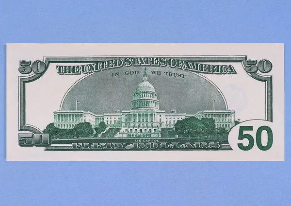 背景に米ドル紙幣 — ストック写真
