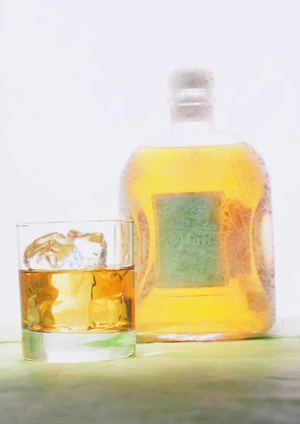 Närbild Whisky — Stockfoto