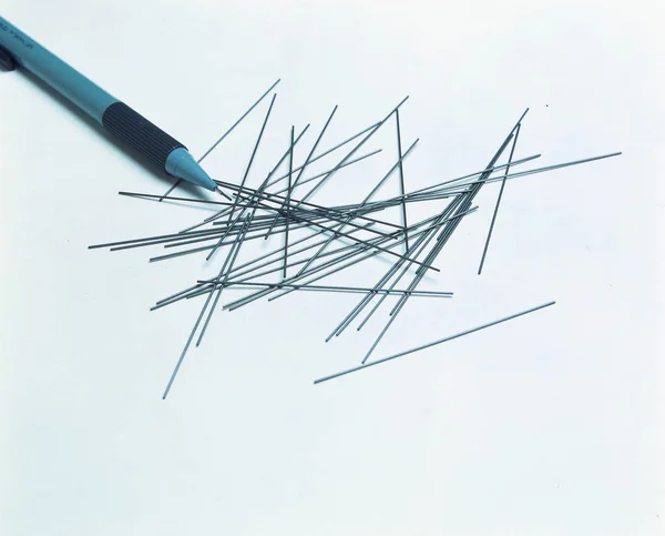 Ołówek Mechaniczny Izolowany Tle — Zdjęcie stockowe