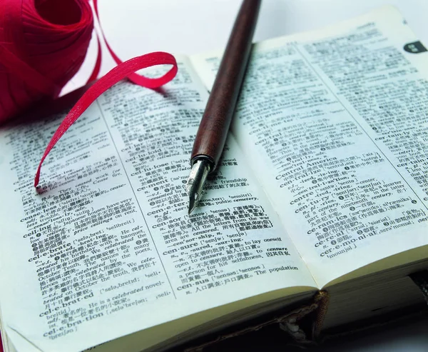 Sözlük'te kalemin yakın görünümü