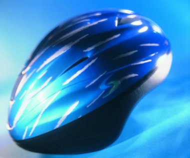 Bisiklet kaskı yakın görünümü