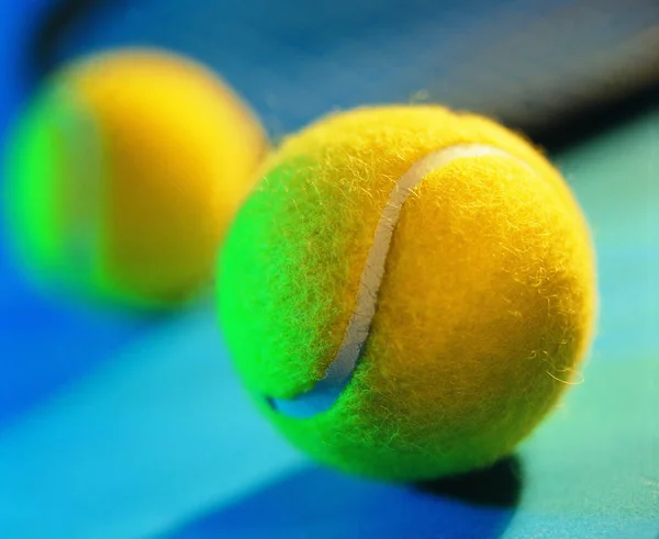 Close Uitzicht Tennisballen — Stockfoto