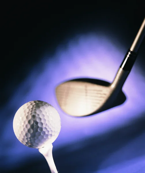 Close Uitzicht Golfbal — Stockfoto