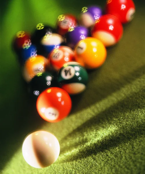 Vue Rapprochée Billard — Photo