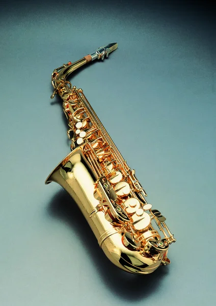 Vista Cerca Del Saxofón — Foto de Stock