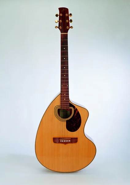 Vista Perto Guitarra — Fotografia de Stock