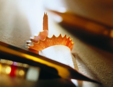 kalem talışlarının yakın görünümü