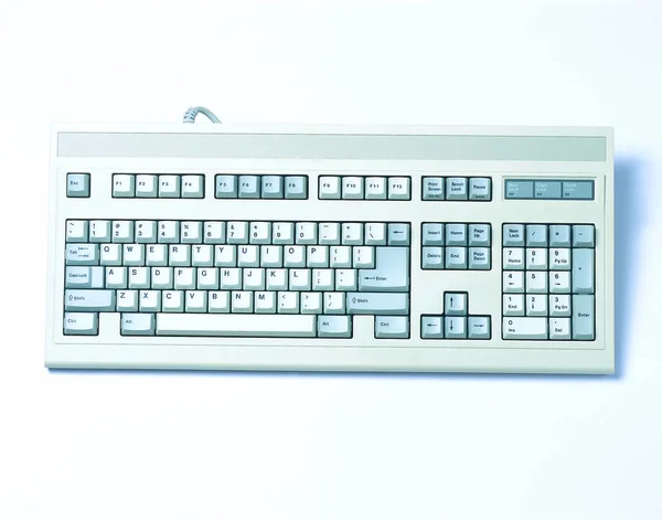 computer keyboard on background