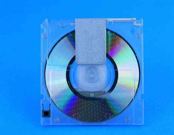 컴퓨터 디스크의 클로저 디지털 — 스톡 사진