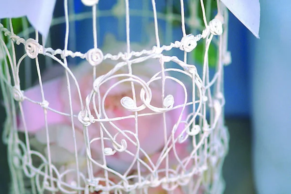 Beautiful Heart Bird Cage — Stock Photo, Image