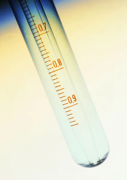 Close View Measuring Tube — Stock Photo, Image