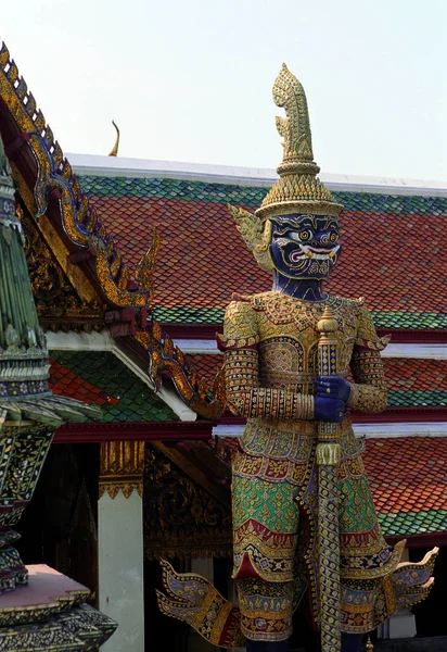 Szobrok Buddha Templom Belsejében Délkelet Ázsiában Nappali Nézet — Stock Fotó